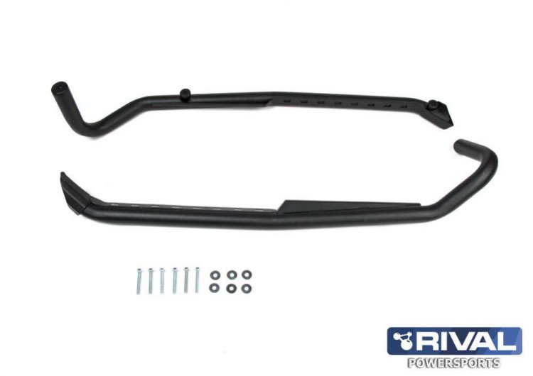 Защита порогов Polaris Ranger 1000XP + комплект крепежа, арт. 444.7454.1-riv,          Rival 