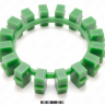 POLY-NORM 125 вставка муфты KTR, эластичная, M80/зеленый, Эластомерное кольцо, 33-99-90611-poly  