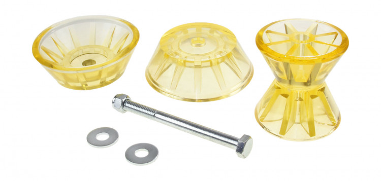 Ролик носовой 4" желтый с крепежом, арт. C11301S,          Easterner  Ролик носовой 4" желтый с крепежом, арт. C11301S,          Easterner