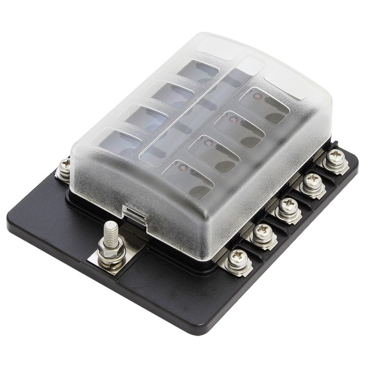 Блок предохранителей, 10 гнезд, арт. 10264241,  