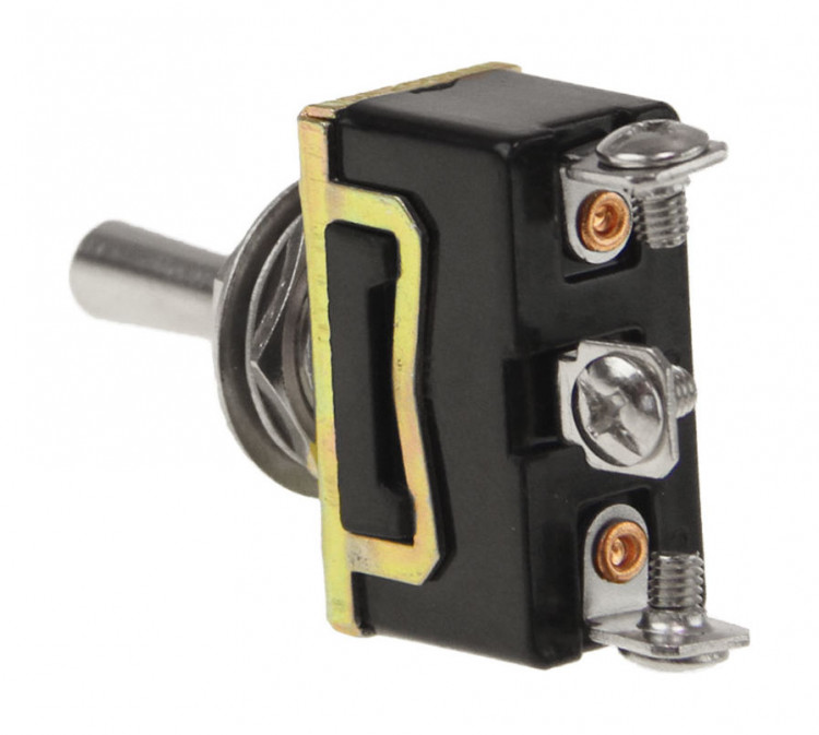 Тумблер трехпозиционный ON-OFF-ON 12В/15А 3P, арт. T1327,          Yih Sean  Тумблер трехпозиционный ON-OFF-ON 12В/15А 3P, арт. T1327,          Yih Sean