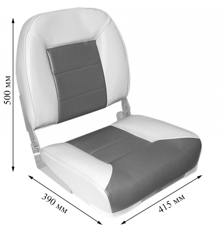 Сиденье Premium low back, песочное/коричневое, арт. 10250456,  