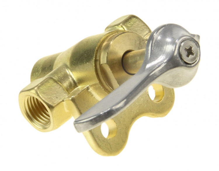 Кран топливный 3-х позиционный латунный, арт. 2560713000,          Yang-Xian 