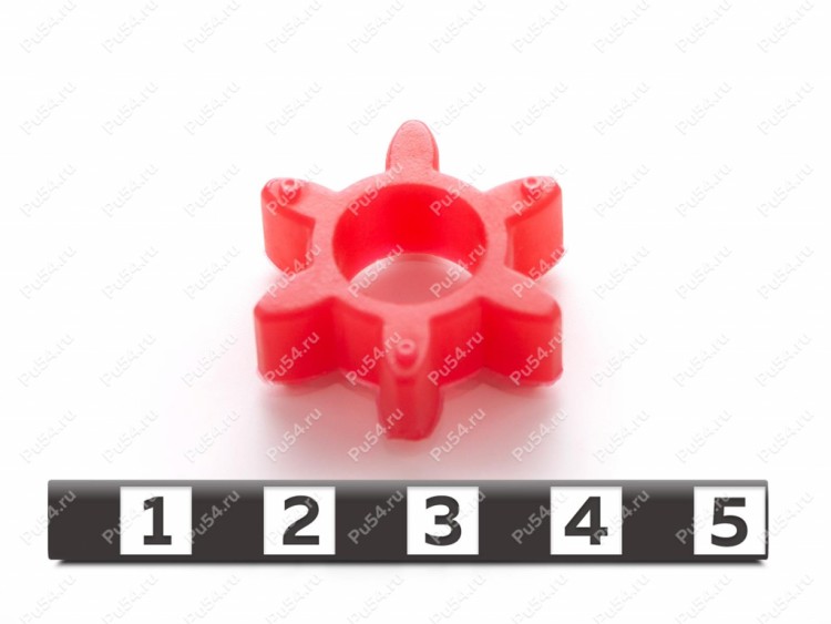 Эластичный элемент муфты, аналог MZK.PU.V20 SOROTEC,PU54/M92/красный, арт. 33-99-94301-poly,          Полиуретан 