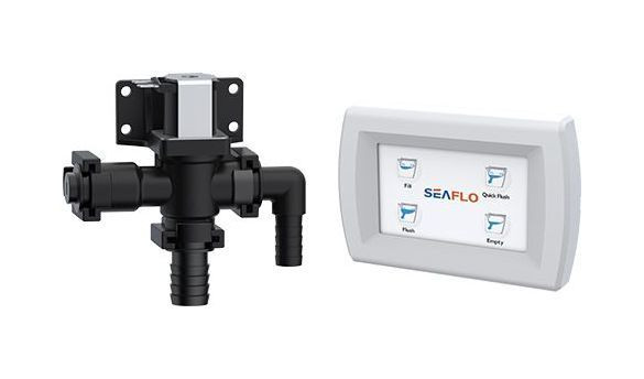 Унитаз электрический 12 В, SeaFlo, арт. SFMTE105,          SeaFlo 