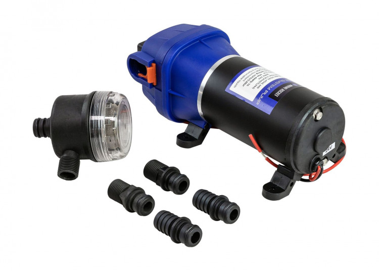 Помпа водоподающая мембранная Marine Rocket, 24 В, 17 л/мин, 2.8 бар, 7А, арт. DD24_4045_MR,          MARINE ROCKET 