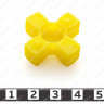 Эластичный элемент муфты ROTEX GS, аналог ROTEX GS 14 , M95/желтый, 33-99-9230-poly  