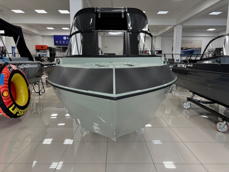 Моторная лодка, Тактика 490, хаки с Suzuki DF50ATL, арт. KITTK94,  