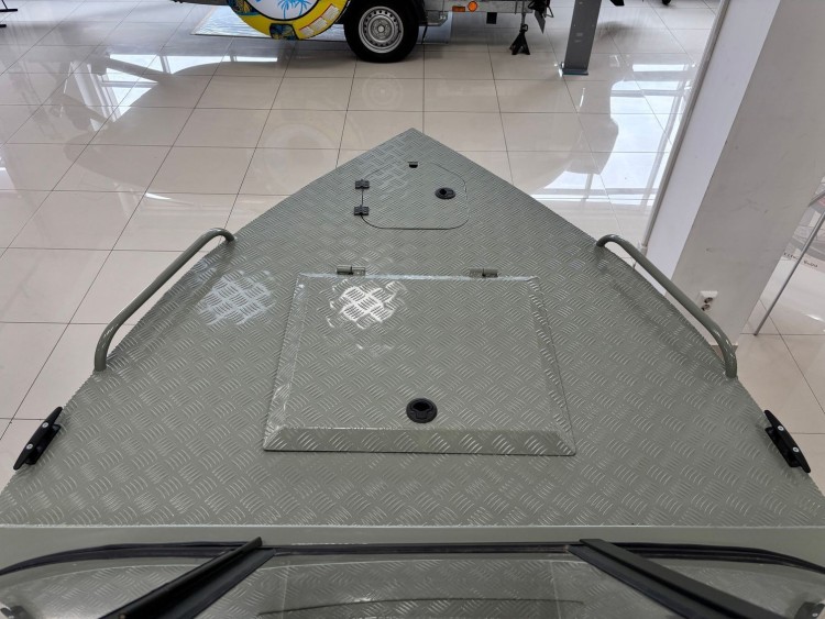 Моторная лодка, Тактика 490, хаки с Suzuki DF50ATL, арт. KITTK94,  