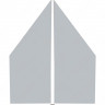 Стекло ветровое для катера (комплект) Салют 480, 50-20-6173-poly  
