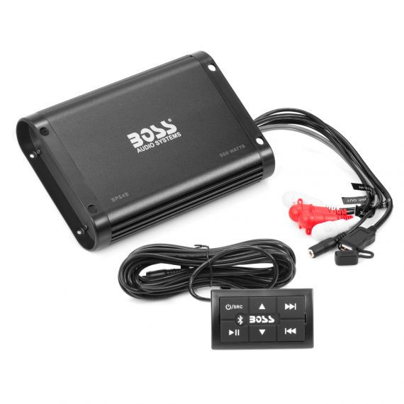 Усилитель BPS4B с выносным пультом BOSS (4x94W, Bluetooth), BPS4B-al, арт. BPS4B-al,          Boss Audio 