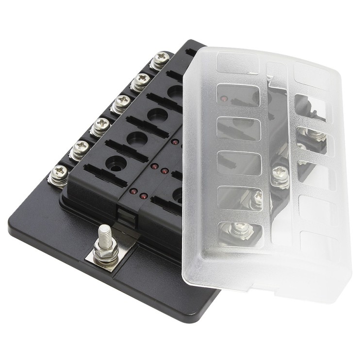 Блок предохранителей, 12 гнезд, арт. 10264242,          Китай 