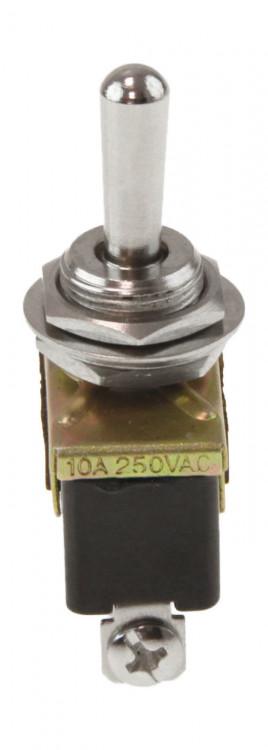 Тумблер трехпозиционный (ON)-OFF-ON 12В/15А 3P, арт. T1327M1,          Yih Sean  Тумблер трехпозиционный (ON)-OFF-ON 12В/15А 3P, арт. T1327M1,          Yih Sean