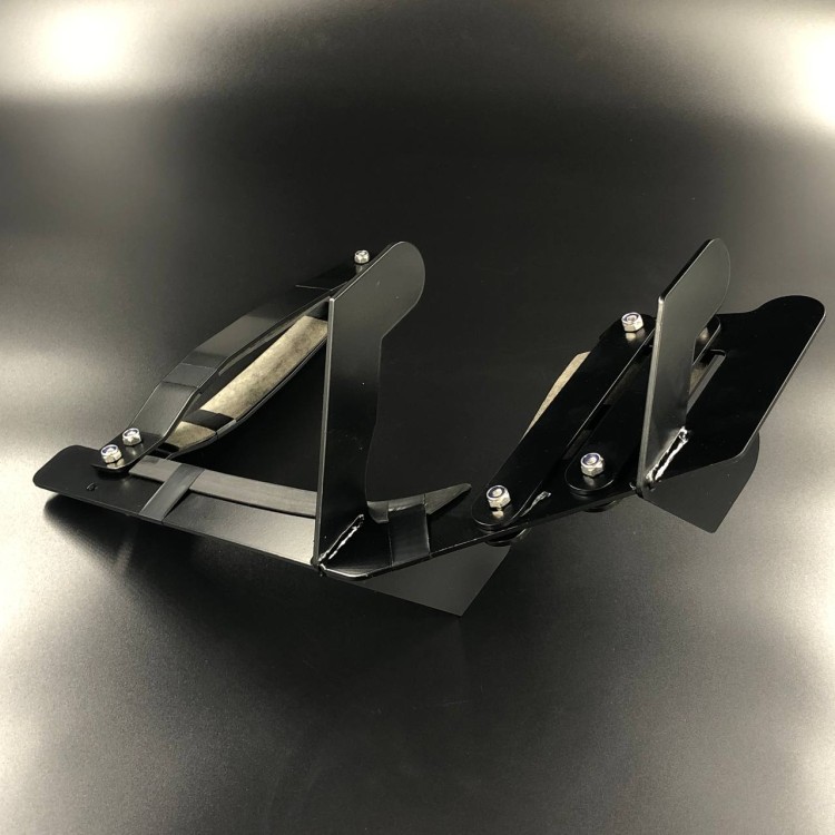 Защита редуктора Suzuki DT9.9-15, DF8-20A (Усиленная, черная), арт. 00166495,          ИП КУДАШОВ 