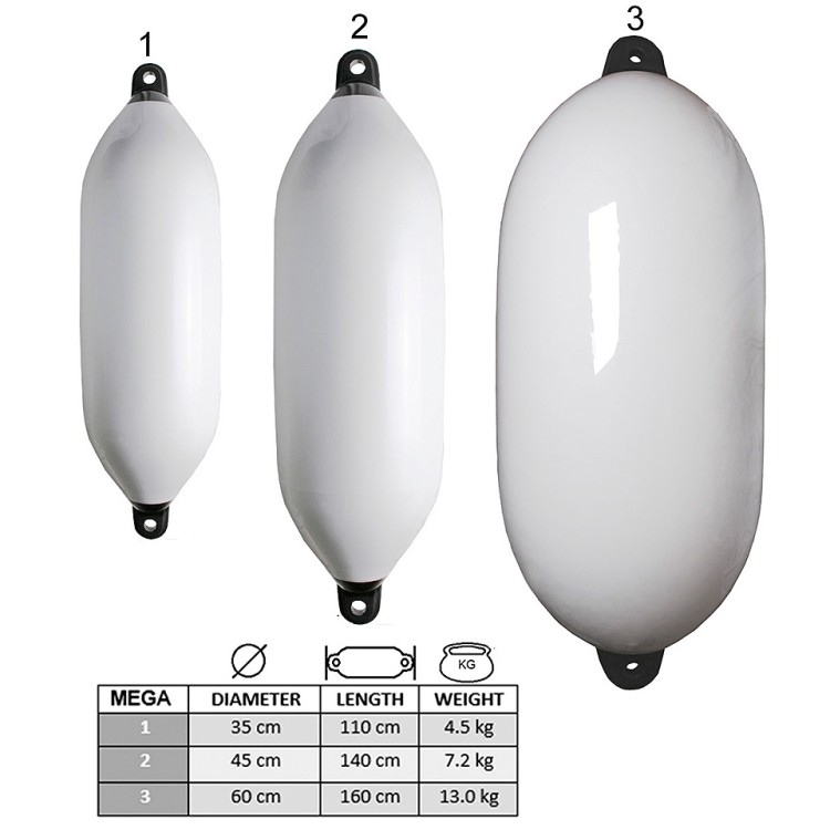 Кранец "Mega" 45х140, арт. 10243936,          Majoni 