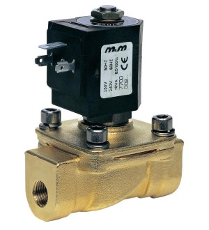 Клапан с электроприводом, 12 В, бронза