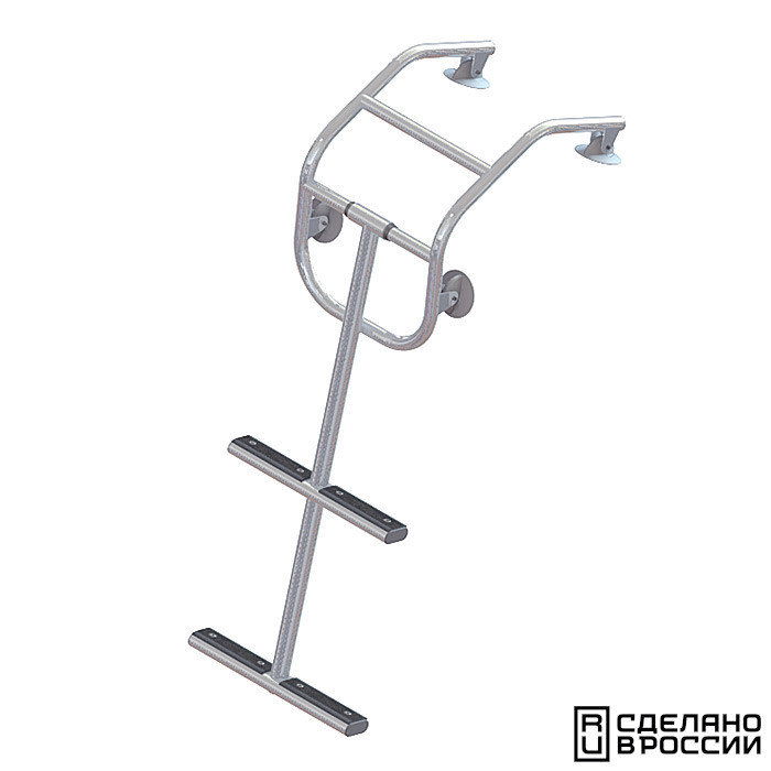 Трап дайверский для НЛ бортовым креплением, 2 черных ступени (ширина 325 мм.), арт. 040116BT,          Техномарин 