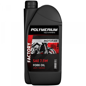 Масло POLYMERIUM MOTOFAN FORK OIL FACTORY  MEDIUM 7.5W 1L