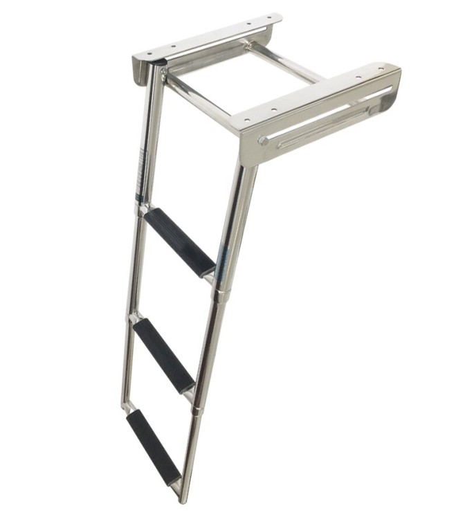 Трап телескопический с салазками "Мореман", ширина 300 мм, 3 ступени, длина 405/1155 мм , арт. 10247438,  