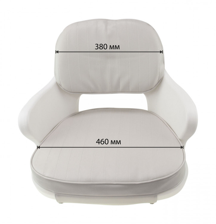 Кресло YACHTSMAN мягкое, съемные подушки, материал белый винил, арт. 1060410C,          Springfield  Кресло YACHTSMAN мягкое, съемные подушки, материал белый винил, арт. 1060410C,          Springfield