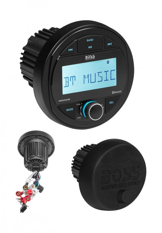Морская магнитола BOSS MGR300B, арт. MGR300B,          Boss Audio 