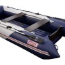 Надувная лодка ПВХ, STELS 355 Аеро НДНД, синий/белый, арт. 355209,          Hunterboat 