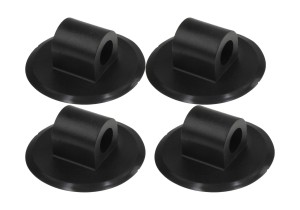 Держатель съемного транца, 100x37, d20, черный, 4 шт