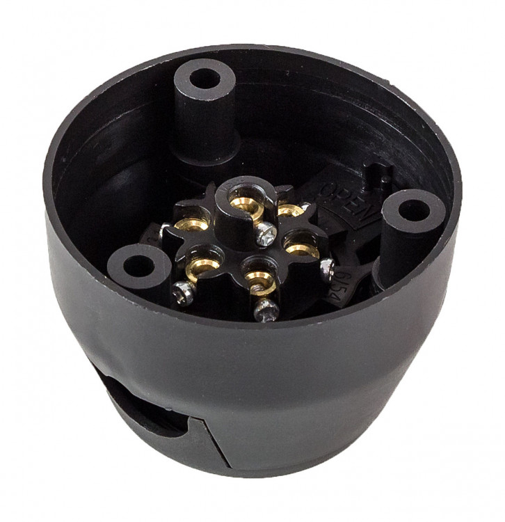 Розетка для прицепа, пластиковая, 7 контактов, арт. JTC02,          Ningbo Era Vehicle 