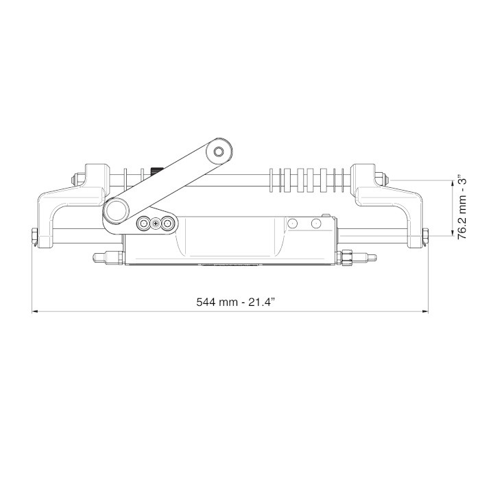 Комплект ГСУ с гидроусилителем Masterdrive (Укомплектованный), арт. MD40F,          Ultraflex 