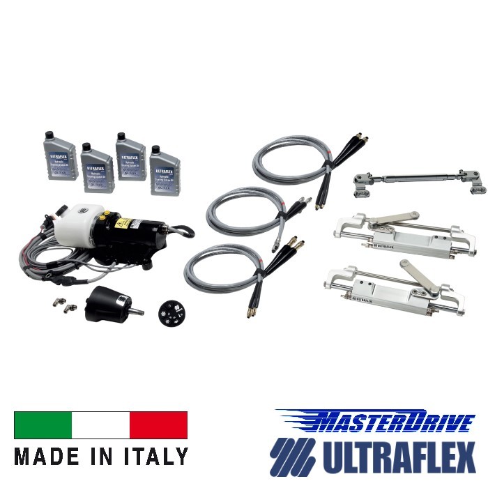 Комплект ГСУ с гидроусилителем Masterdrive (Укомплектованный), арт. MD40F,          Ultraflex 