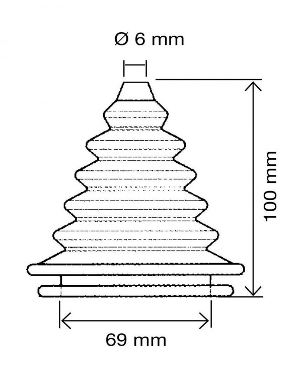 Уплотнитель для тросов управления серый, д. 69 мм, арт. CU2817,          CanSB  Уплотнитель для тросов управления серый, д. 69 мм, арт. CU2817,          CanSB