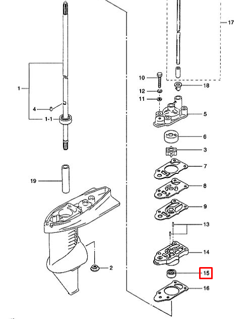 Сальник Tohatsu/Mercury (3F0-60223-0) (10x22x8) (Omax), арт. 26-16162-2-TW,          OMAX 