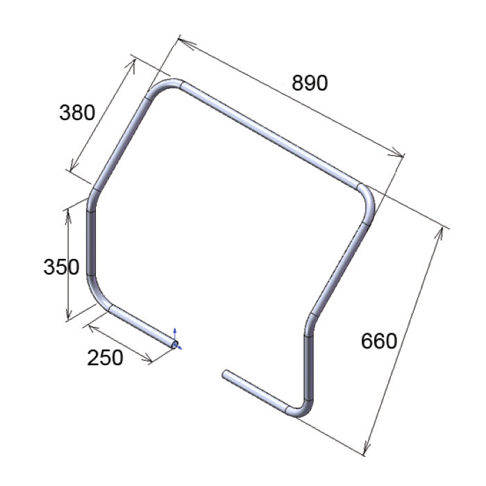 Консоль бортовая большая, арт. 030313T,          Техномарин 