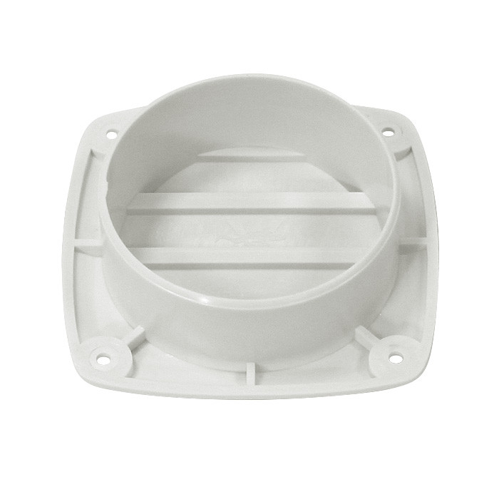 Крышка вентиляции пластмассовая квадратная 127х127мм, белая, арт. 3411-1270,          CIM 