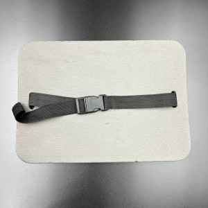 Сиденье для туриста 8 мм с карабином (серое)