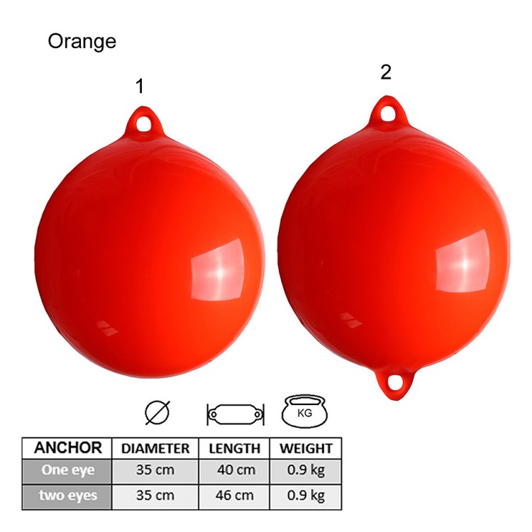 Буй «Anchor», 35х46, оранжевый., арт. 10005499,          Majoni 