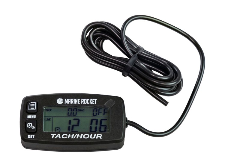 Тахометр универсальный со сменной батарейкой, арт. THM306MR,          MARINE ROCKET 