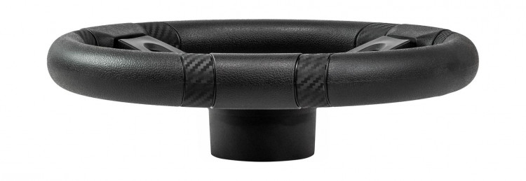 Рулевое колесо LUGANA черное, д.350 мм, арт. 3LGN3521,          Gussi 