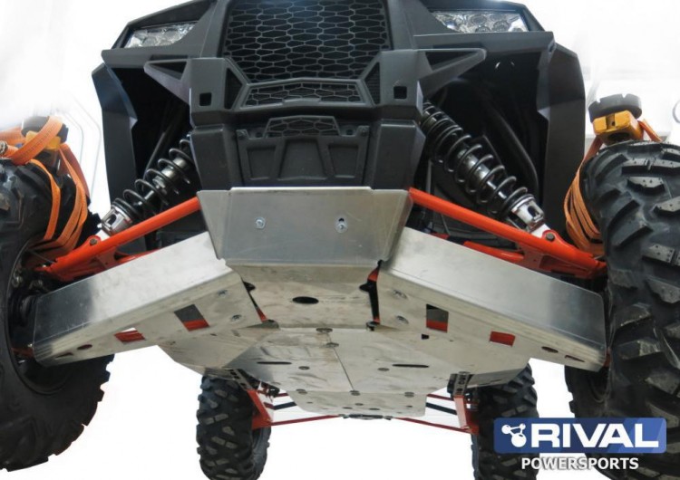 Комплект AL защиты днища Polaris RZR 1000 (2013-2015), арт. 444.7413.3-riv,          Rival 