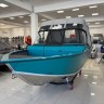 Моторная лодка, Триера 470 FISH, бирюзовый с Suzuki DF70ATL, арт. KITTR26,  