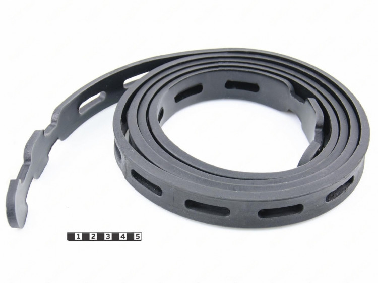 Ремень крепёжный "Двойной захват" (длина 2400мм), M72/черный, Длина 2380 мм, Ширина 27 мм, 33-00-080-poly , арт. 33-00-080-poly,          Полиуретан 