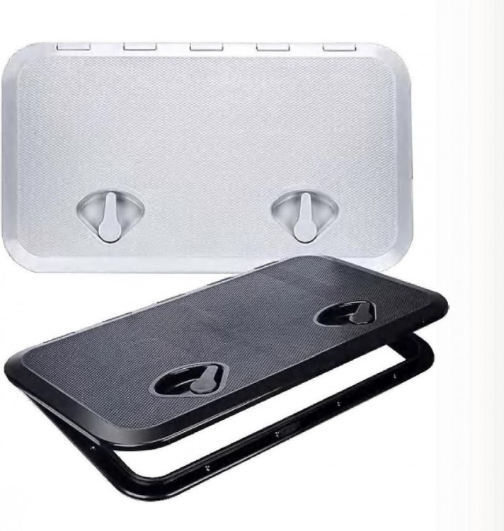 Люк смотровой 315 х 440 мм, черный, арт. MR073B,          MARINE ROCKET 