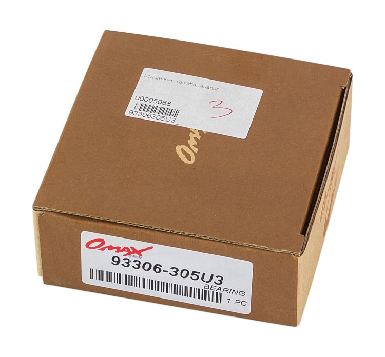 Подшипник 25х62х17, Yamaha, арт. 93306305U3_OM,          OMAX 