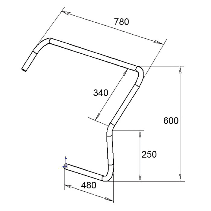 Консоль бортовая малая левая, арт. 030311T,          Техномарин 