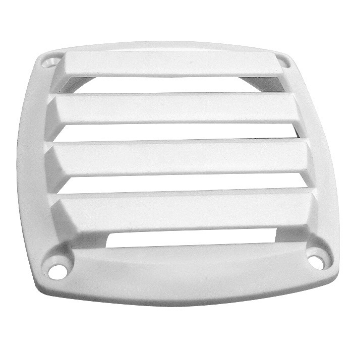 Крышка вентиляции пластмассовая квадратная 85х85мм, белая, арт. 3411-1269,          CIM 