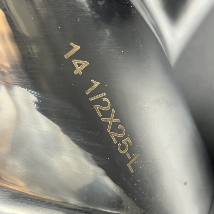 Гребной винт Suzuki DF150-DF300 (3x14-1/2x25) (Левого вращения) (Сталь), арт. 58200-96JE0-K (57632-93L11-K),          YHS 