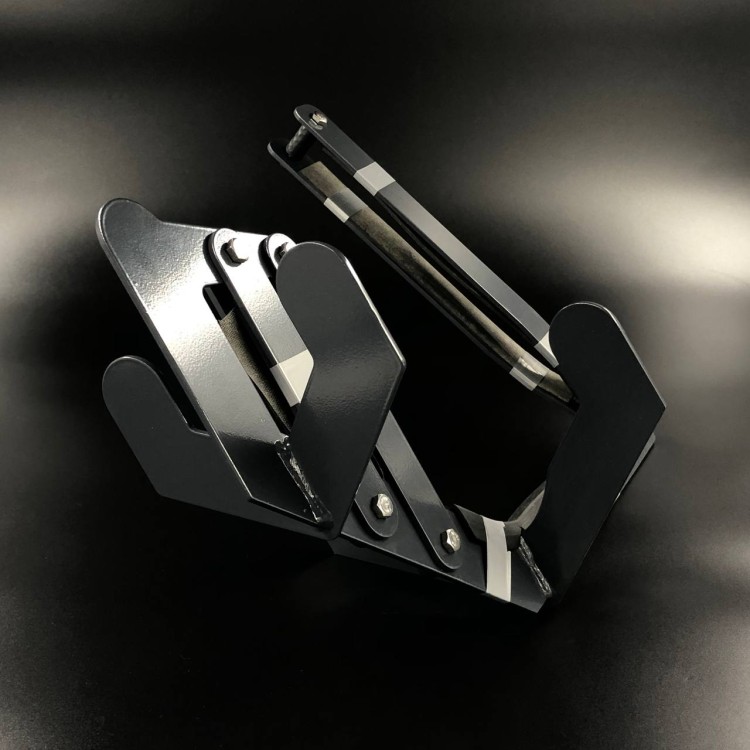 Защита редуктора Yamaha 9.9.-15 (Усиленная, серая), арт. 00166868,          ИП КУДАШОВ 