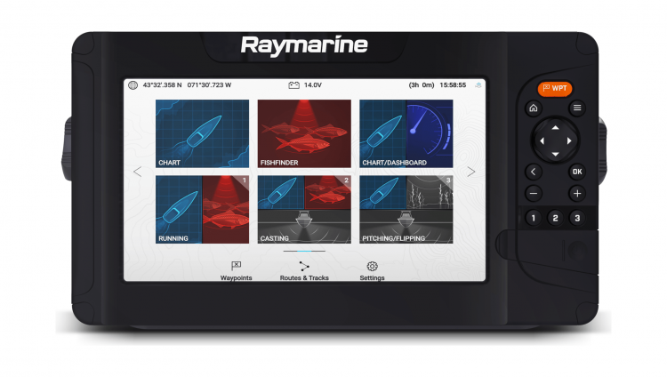 Картплоттер Raymarine Element 9, HV-100 transducer, арт. E70534-05,          Raymarine 