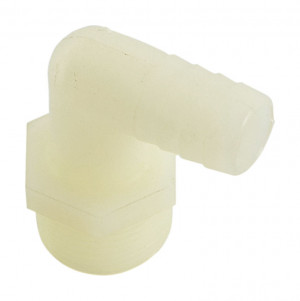 Фитинг пластик вход 3/4" выход 5/8" наклон 90, OSCO