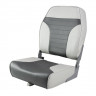 Кресло складное мягкое ECONOMY с высокой спинкой, цвет серый/темно-серый (упаковка из 2 шт.) 